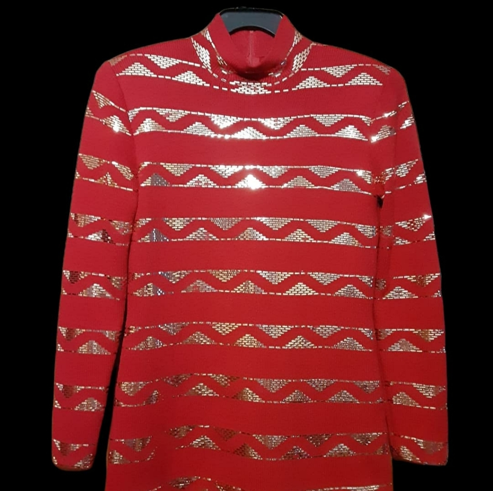 Vintage St. JOHN of Evening Metallic Sweater